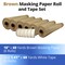 Idl Packaging 18in x 60 yd Masking Paper and 1 1/2in x 60 yd GP Masking Tape, for Covering, 6PK 6x GPH-18, 4457-112 - alternate 5